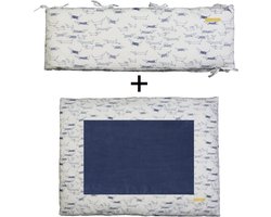 Pericles Dogs - Boxbumper met ligger - Parkomtrek met legger - Textielset voor box / park