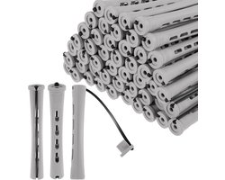 Perm Rods 1,5 cm (50 stuks) voor natuurlijk haar - Plastic krulrollen voor vrouwen - definieer krullen op lang, medium en kort haar - Cold Wave Styling Tool voor haarstyling en krullen