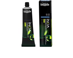 Permanente Kleur L'Oreal Professionnel Paris Inoa Color Nº 5.12 Licht essen kastanje (60 g)