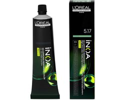 Permanente Kleur L'Oreal Professionnel Paris Inoa Color Nº 5.17 Licht essen kastanje (60 g)