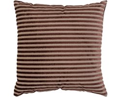 Perth kussen 45x45cm beige, bruin.