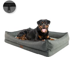 Pet Perfect Luxe Orthopedische Hondenmand - Orthopedisch Hondenkussen -Afneembare hoes - Wasbaar - Met Rits - XL- Core Serie