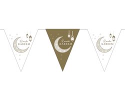 PET vlaggenlijn Ramadan Kareem 6m/10 vlaggen