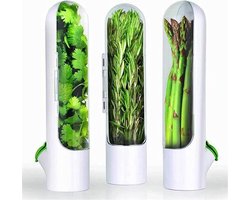 Peterselie Asperges Fresh Keeper Herb Vanilla Storage Container Houdt Greens and Groenten Fresh Langer voor keukengereedschap