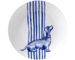 Petit four bord Teckel Nhaan - Porselein - 12 cm