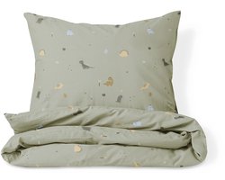 Petite Amélie Dekbedovertrekset – 120x150 cm – 100% Biologisch Katoen – Dino