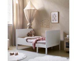 Petite Amélie MEEGROEIBED / PEUTERBED «BRUME» | 80 X 140-200 CM | WIT