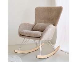 Petite Amélie Teddy schommelstoel «Lune» | Bruin