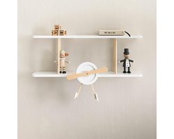 Petite Amélie Wanddrek Kinderkamer - Plane Wit