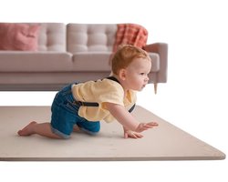 PetitLo® - Foam Puzzelmat (20 Stuks) - 30x30x1,2CM - Schuim Puzzel Tapijttegels - Kruipmat Baby - Speelmat baby - Speeltegels Kind - Speelkleed Kinderen - Speel Kruip Mat Tapijt Tegels - Vloertegels Vloermat Vloerbeschermer - Puzzelmat speelmat-Beige