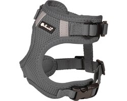 Petlando Hondenharnas Mesh Vest Antraciet - Hondentuig - M 32-37/41-53 Cm