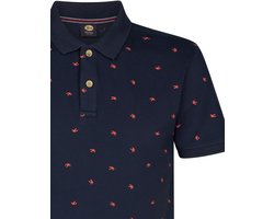 Petrol Industries - Heren Piqué polo OlaVerde - Blauw - Maat XXXL