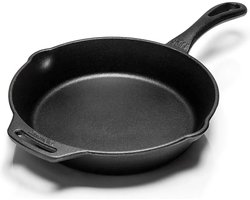 Petromax fp30-t, skillet, 28 cm, pan met steel, gietijzer, zwart