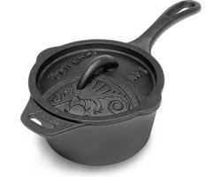 Petromax - Gietijzeren Steelpan KR1 met deksel 1L
