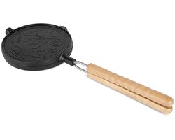 Petromax - Gietijzeren Wafel IJzer met Draaiframe