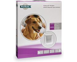 Petsafe 740 Hondenluik - Wit/Transparant - Medium - 35 x 26,5 cm