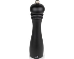 Peugeot Checkmate - Pepermolen - 25 cm - Mat zwart - Hout