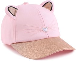 Peuter baseballpet meisjes | Verstelbare truckerpet kinderen | Zonnehoed lente zomer | Paardenstaartpet reflecterend | Lichtgewicht roze Baseballpet | Kinderaccessoires fashion zomerpret |