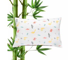 Peuterkussen 40x60cm - Kinderkussen - Babykussen - Katoen of Bamboe - Ademend en Ondersteunend - OEKO-TEX® Gecertificeerd