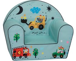 Peuterstoel auto's - kinderbank - kindersofa - kinderzetel - speelgoed 1 jaar - kinderfauteuil - Gomoor