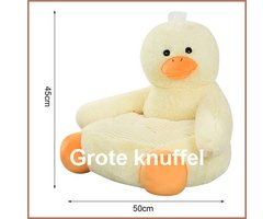 Peuterstoeltje - Kinderfauteuil - Kinderstoel - Kinderzetel - Kindersofa - Kraamcadeau - 0 tot 5 jaar - Eend