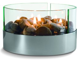Philippi Burn Tafelhaard - Olielamp - Sfeerhaard - Glas - Staal