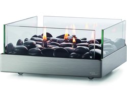 Philippi Fireplace - Sfeerhaard - Olielamp - Tafelhaard - Glas - Roestvaststaal