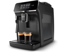 Philips 2200 Series - Volautomatische Espressomachine - 2 Soorten Koffie + Heet Water - Zwart / Matzwart - EP2220/10