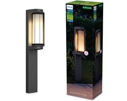 Philips Avendale UltraEfficient Sokkellamp - Buitenlamp - Warmwit licht: 2700K - Weerbestendig: IP44 - Zwart - 4.3W