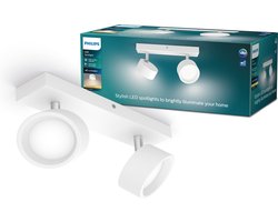 Philips Bracia bar - Wit - 27K - 2x5.5W