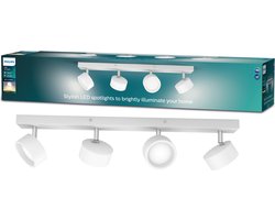 Philips Bracia bar - Wit - 27K - 4x5.5W