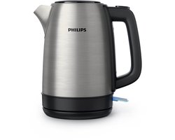 Philips Daily Collection Waterkoker - RVS - 1,7L - met Veerdeksel en Draaivoet - HD9350/90