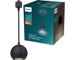 Philips EasyLink Colby - Hanglamp - GU10 fitting - Maximaal wattage: 7W - Zwart - Railverlichting