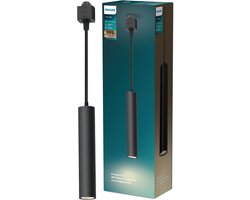 Philips EasyLink Paxie - Hanglamp - GU10 fitting - Maximaal wattage: 7W - Zwart - Railverlichting
