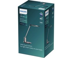 Philips Einstein bureaulamp - donkergrijs - lamp - bureau - kantoor- thuiswerken