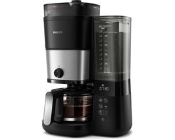 Philips Filter-koffiezetapparaat HD7888/01 - All-in-1 Brew - Met Filter en Molen - Voor Bonen - Instelbare Grofheid - Met LED Scherm - Zwart