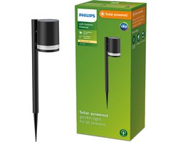 Philips Fyce sokkellamp met spies - zwart