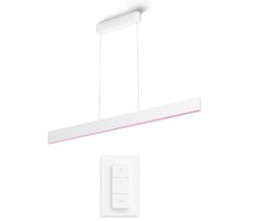 Philips Hue Ensis Hanglamp (Wit) - Wit en Gekleurd Licht - Incl. Hue Dimmer Switch - Hue White and Color Ambiance