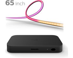 Philips Hue Entertainment Belevingspakket Voor 65 Inch Beeldscherm - Wit en Gekleurd Licht - Incl. 1 Hue HDMI Sync Box 8k (gen-2), 1 Hue LED Strip 65 Inch - Hue White and Color Ambiance Gradient