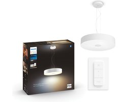 Philips Hue Fair hanglamp - warm tot koelwit licht - wit - 1 dimmer switch