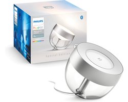 Philips Hue Iris Tafellamp - White and Color Ambiance - Gëintegreerd LED - Zilver - 8,1W - Bluetooth - Limited Edition