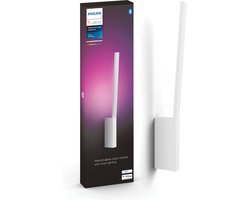 Philips Hue Liane Wandlamp - White and Color Ambiance - Gëintegreerd LED - Wit - 12W - Bluetooth