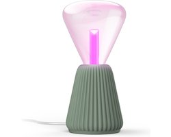Philips Hue Lightguide 3D-geprinte Tafellamp (Saliegroen) - E27 - Wit en Gekleurd Licht - Incl. 1 Hue Lightguide Triangle Lamp - Hue White and Color Ambiance