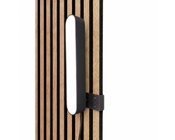 Philips Hue Play Bar Houder - Akoestisch Paneel Bevestiging - Wandpaneel - Bureau Verlichting Mount - Hue Play Lightbar Accessoire - Houten Lattenwand Houder - Eenvoudige Installatie - Duurzame Bevestiging - Grijs