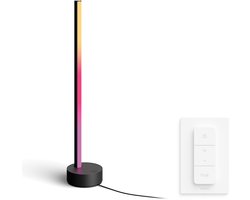 Philips Hue Signe Tafellamp (Zwart) - Wit en Gekleurd Licht - Incl. Hue Dimmer Switch - Hue White and Color Ambiance