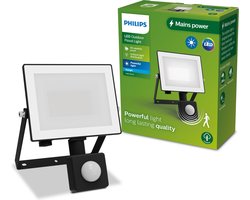Philips Lois floodlight - Zwart - 20W - Koel wit licht; 5000K - Bewegingssensor - Verstraler
