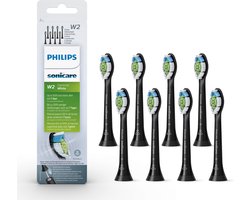 Philips Sonicare W2 Optimal White HX6068/13 - Opzetborstels - 8 stuks - Wittere tanden