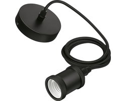 Philips - Vintage Cord Pendant - zwart - 1x40w - 240v