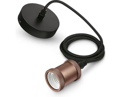 Philips - Vintage Koord E27 Roze Goud