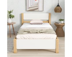 PHOEBE CAT Eenpersoonsbed - 90x200 cm - Jeugdbed - MDF - Wit